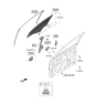 Diagram for 2019 Hyundai Kona Window Run - 82530-J9000