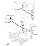 Diagram for 2020 Hyundai Kona Sway Bar Kit - 54810-J9200