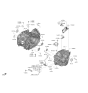 Diagram for 2018 Hyundai Kona Bellhousing - 43115-2D020