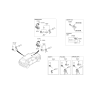 Diagram for 2019 Hyundai Kona Car Key - 95430-J9500