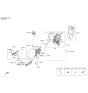 Diagram for Hyundai Kona Seat Cushion - 88200-J9650-SNF