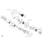 Diagram for 2021 Hyundai Kona Transfer Case Bearing - 45737-26301