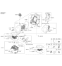 Diagram for 2018 Hyundai Kona Seat Cushion - 88100-J9130-RTM