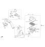 Diagram for Hyundai Kona Air Duct - 28140-J9300