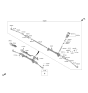 Diagram for 2021 Hyundai Kona Steering Gear Box - 56500-J9100