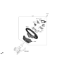 Diagram for 2021 Hyundai Kona Steering Wheel - 56120-J9100-UN5