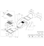 Diagram for 2022 Hyundai Kona Electric Sunroof - 81600-J9100-TTX