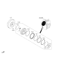 Diagram for 2018 Hyundai Kona Torque Converter - 45100-2F150