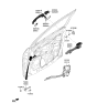 Diagram for 2018 Hyundai Kona Door Handle - 82661-J9700