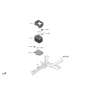 Diagram for 2020 Hyundai Kona Battery Tray - 37150-J9500