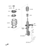 Diagram for 2023 Hyundai Santa Fe Hybrid Coil Springs - 54630-GA000