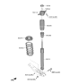 Diagram for Hyundai Santa Fe Hybrid Shock Absorber - 55307-GA000
