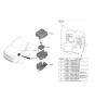 Diagram for 2021 Hyundai Santa Fe Fuse - 18980-10040