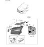 Diagram for Hyundai Santa Fe Hybrid Light Control Module - 92180-S2600