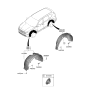 Diagram for Hyundai Santa Fe Wheelhouse - 86811-S2500