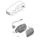 Diagram for 2023 Hyundai Santa Fe Hybrid Fuel Filler Housing - 81595-S2500
