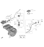 Diagram for Hyundai Santa Fe Hybrid Fuel Filler Neck - 31030-S2550