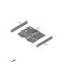 Diagram for 2023 Hyundai Santa Fe Hybrid Floor Pan - 65100-GA000