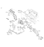 Diagram for 2018 Hyundai Genesis G90 Catalytic Converter - 28530-3LTA0