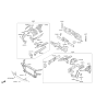 Diagram for 2020 Hyundai Genesis G80 Radiator Support - 64101-B1500