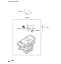 Diagram for Hyundai Genesis G80 Shift Knob - 46711-B1550