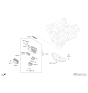 Diagram for 2016 Hyundai Genesis Engine Oil Cooler - 26410-3F001