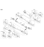 Diagram for Hyundai Genesis G90 CV Joint - 49525-D2100