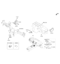 Diagram for 2018 Hyundai Genesis G80 Ignition Switch - 95430-B1800-BLH