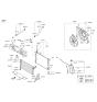 Diagram for Hyundai Genesis G80 A/C Condenser - 97606-B1410