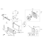 Diagram for 2019 Hyundai Genesis G80 Engine Oil Cooler - 25460-D2000