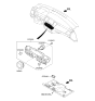 Diagram for 2020 Hyundai Genesis G80 A/C Switch - 97250-B1BF0-4X