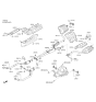 Diagram for Hyundai Genesis G80 Muffler - 28710-B1400