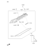 Diagram for 2018 Hyundai Genesis G80 Valve Cover Gasket - 22441-3FAH0