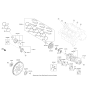 Diagram for Hyundai Genesis G80 Piston Ring Set - 23040-3LTA0