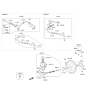 Diagram for 2019 Hyundai Genesis G80 Brake Booster Vacuum Hose - 59130-D2110