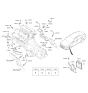 Diagram for 2019 Hyundai Genesis G80 Knock Sensor - 39320-3L200