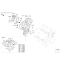 Diagram for Hyundai Genesis G80 Timing Cover - 21351-3L120