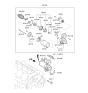 Diagram for Hyundai Genesis G90 Starter Drive Gear - 36140-3F110