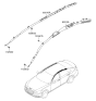 Diagram for Hyundai Genesis Air Bag - 85010-B1300