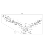 Diagram for Hyundai Genesis G80 Differential - 47420-4F000