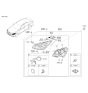 Diagram for 2018 Hyundai Genesis G80 Headlight - 92101-B1550
