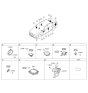 Diagram for Hyundai Genesis Car Speakers - 96330-B1050