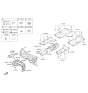 Diagram for 2014 Hyundai Genesis Dash Panels - 84120-B1500