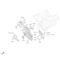 Diagram for Hyundai Genesis G80 Timing Cover - 21351-3FAA0