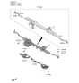 Diagram for 2019 Hyundai Genesis G80 Rack And Pinion - 57700-B1350