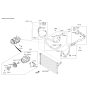 Diagram for Hyundai Genesis G80 Idler Pulley - 97643-D2400
