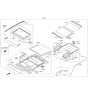 Diagram for Hyundai Genesis G80 Sunroof - 81620-B1100