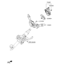 Diagram for Hyundai Genesis G80 Clock Spring - 93490-B1510