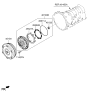 Diagram for Hyundai Genesis G80 Torque Converter - 45100-4J400