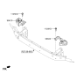 Diagram for Hyundai Genesis G80 Horn - 96620-B1510